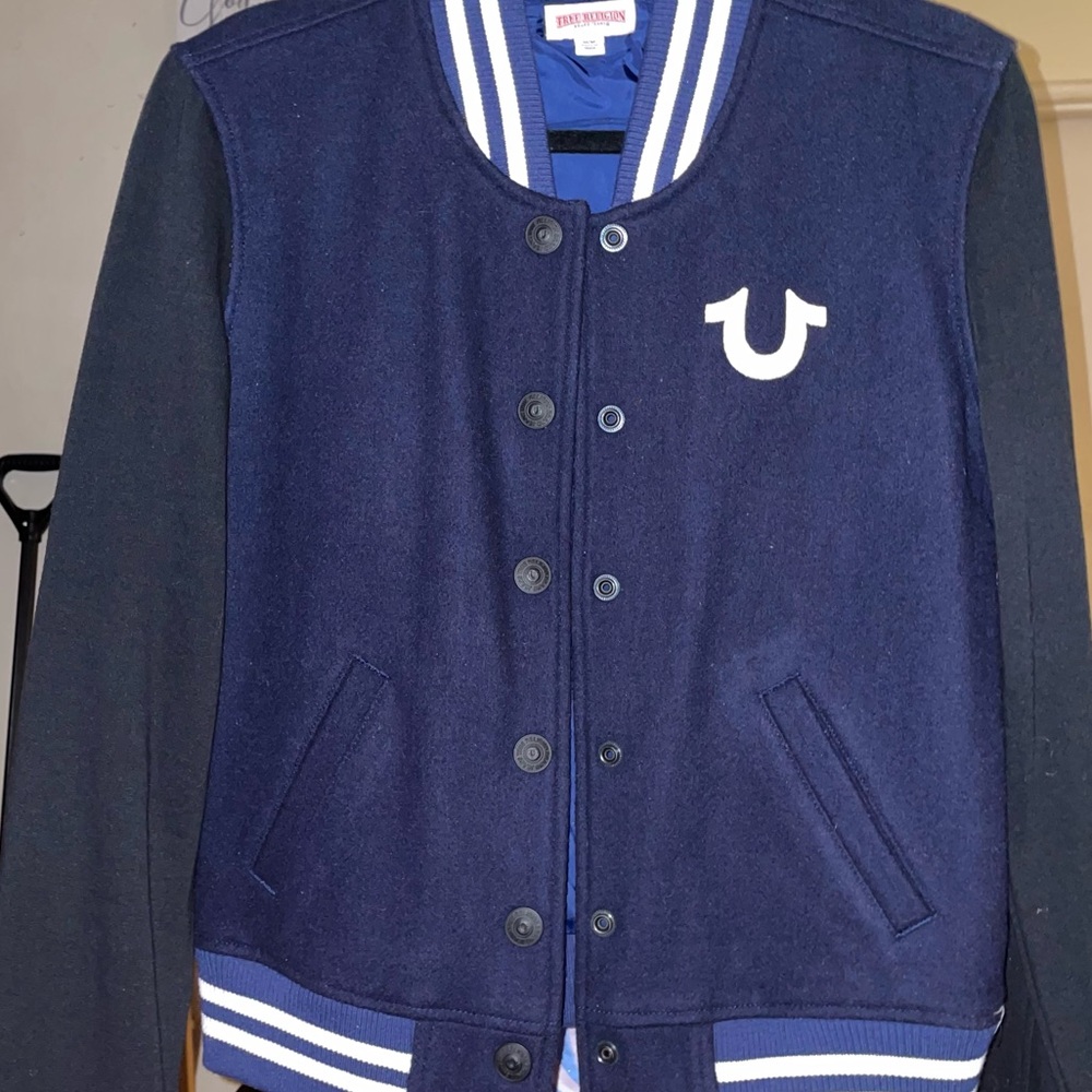 True Religion Varsity Jacket